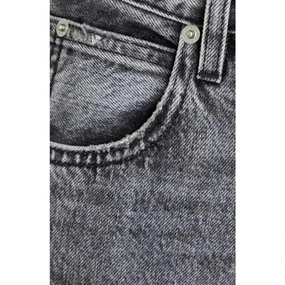 NEW- NWT SLVRLAKE Sierra Distressed High-Rise Straight-Leg Jeans - Picture 4 of 13